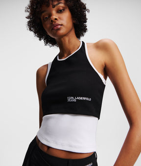 LAYERED RIBBED VEST