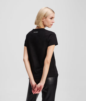 RHINESTONE IKON CHOUPETTE V-NECK T-SHIRT