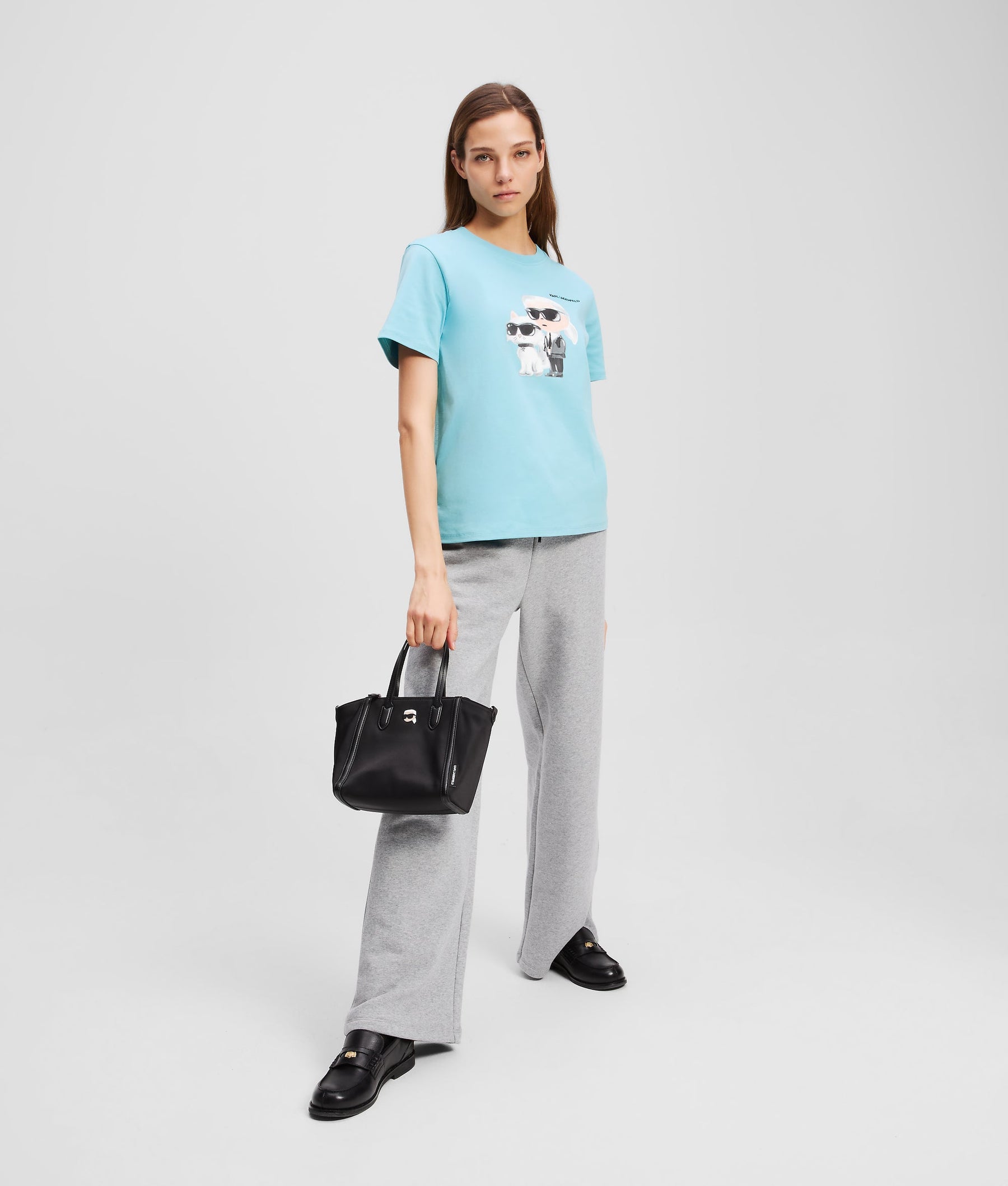 IKON KARL & CHOUPETTE WATERCOLOUR T-SHIRT