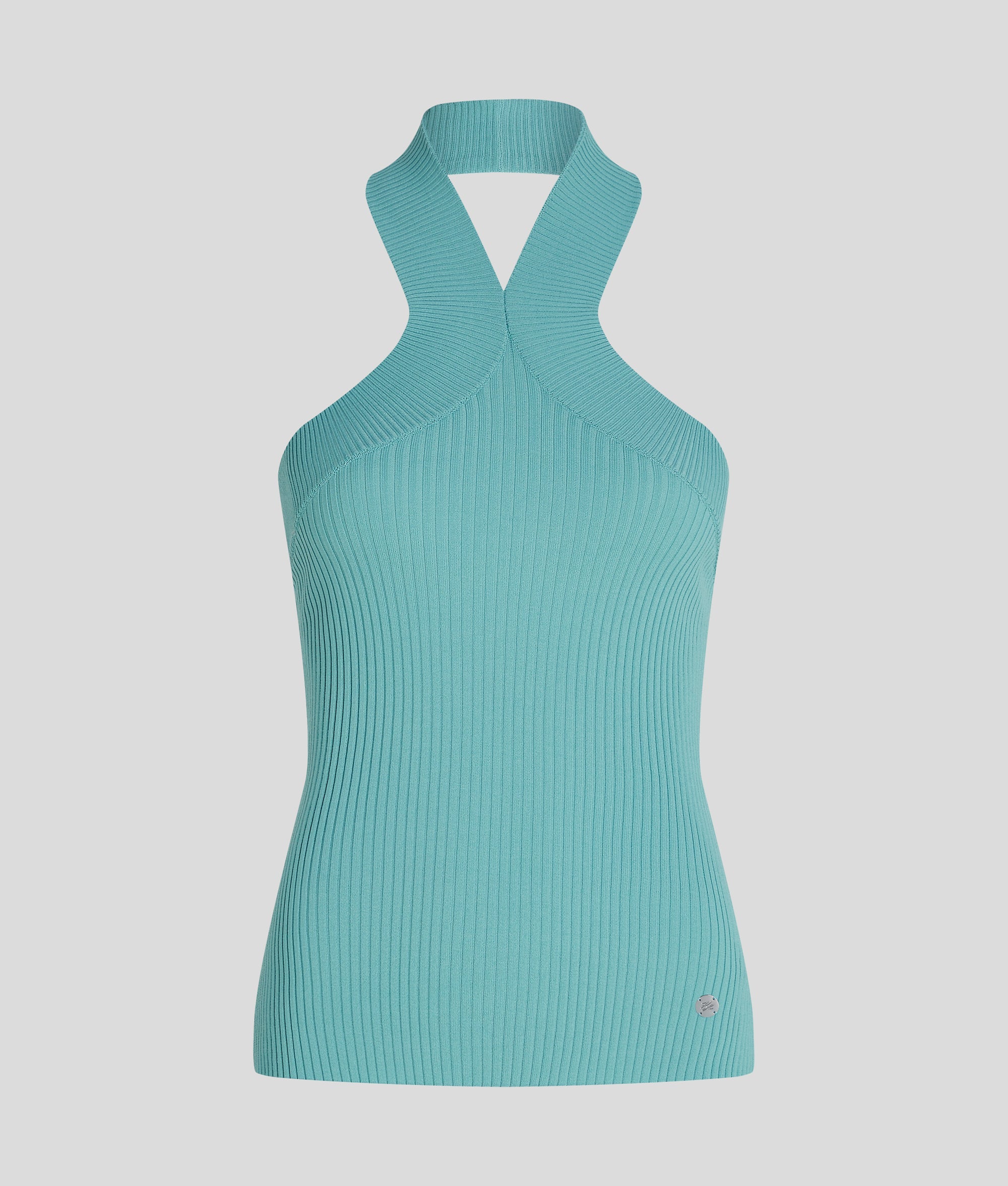 HALTERNECK KNITTED TOP