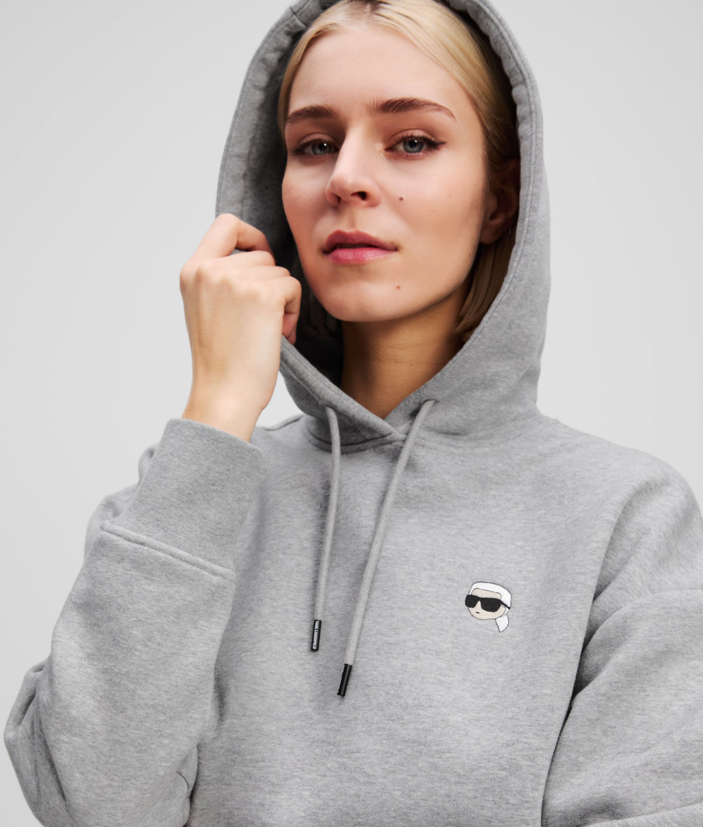 IKON PATCH CROPPED HOODIE