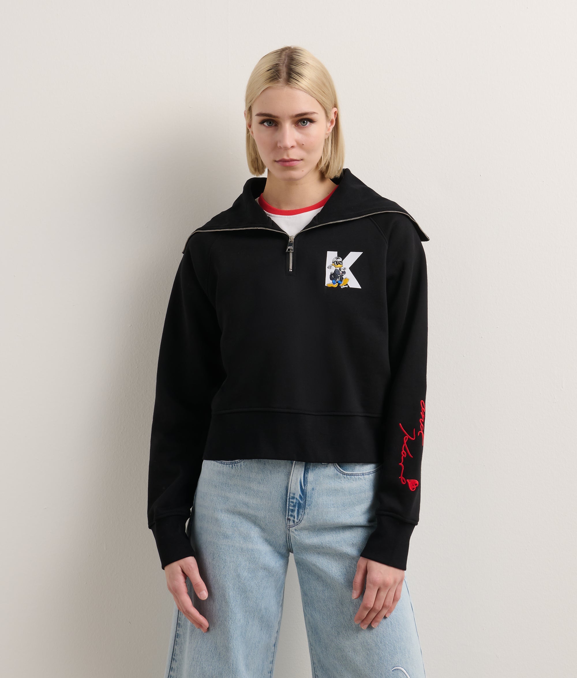 DISNEY X KL HALF-ZIP JUMPER