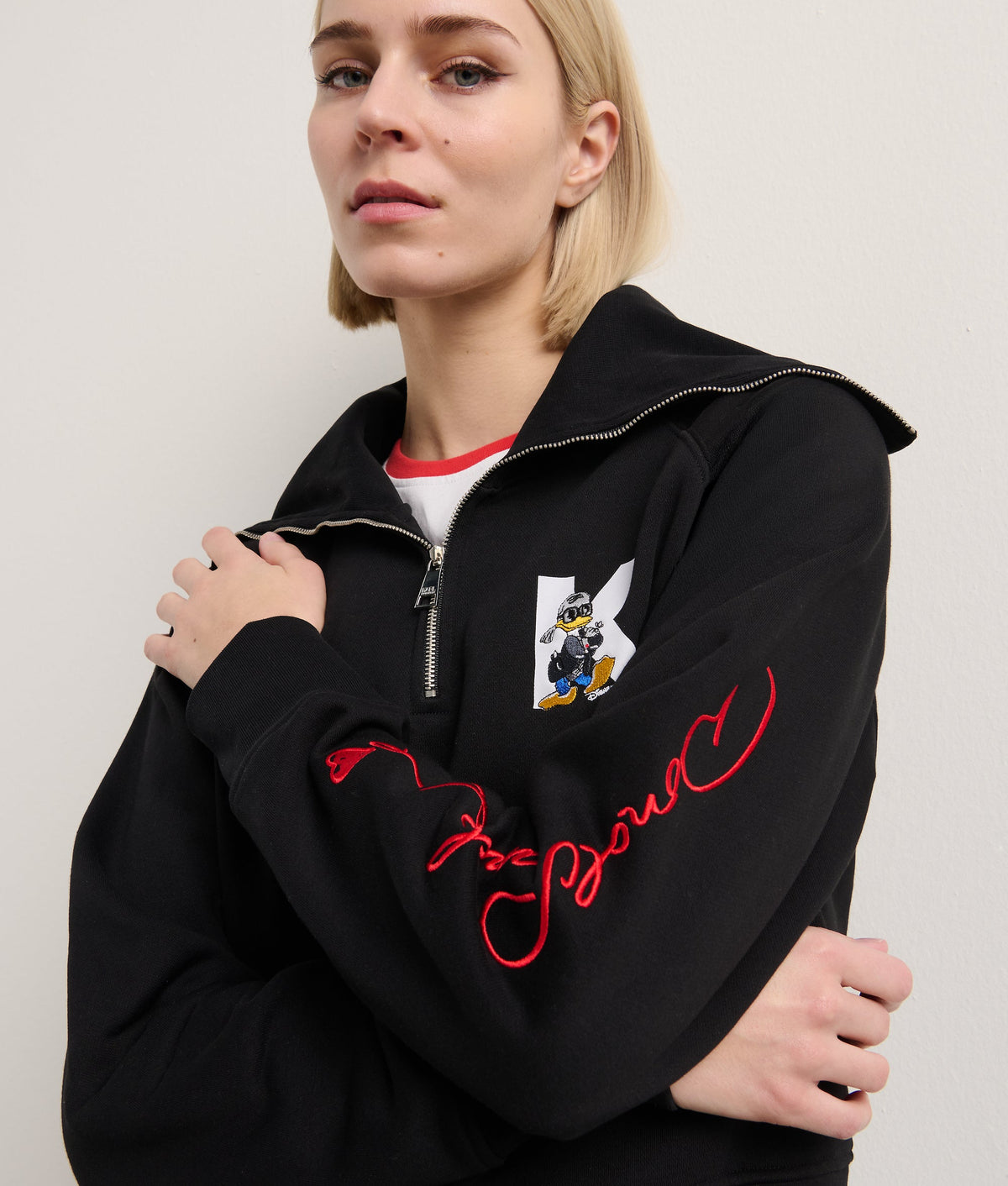 DISNEY X KL HALF-ZIP JUMPER
