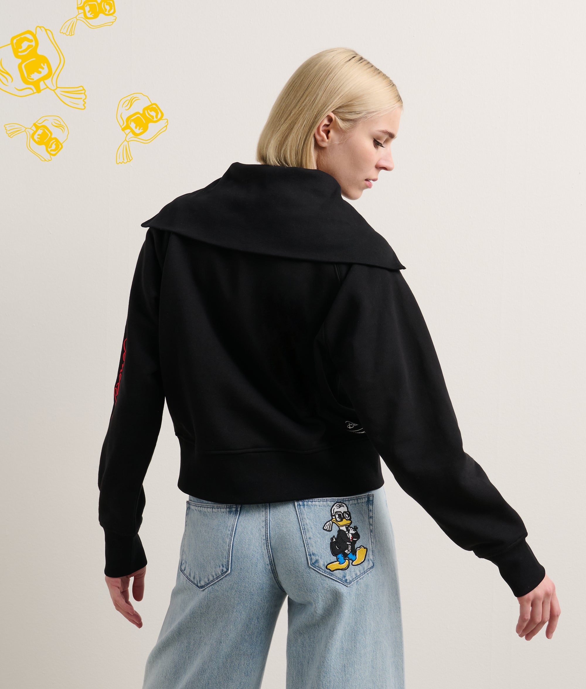DISNEY X KL HALF-ZIP JUMPER