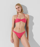 RIBBED BANDEAU BIKINI TOP