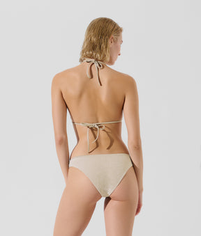 SHIMMER TRIANGLE BIKINI TOP