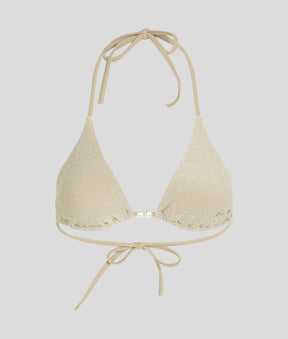 SHIMMER TRIANGLE BIKINI TOP
