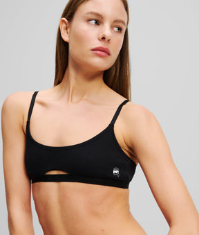 IKON RIBBED PEEPHOLE BRALETTE