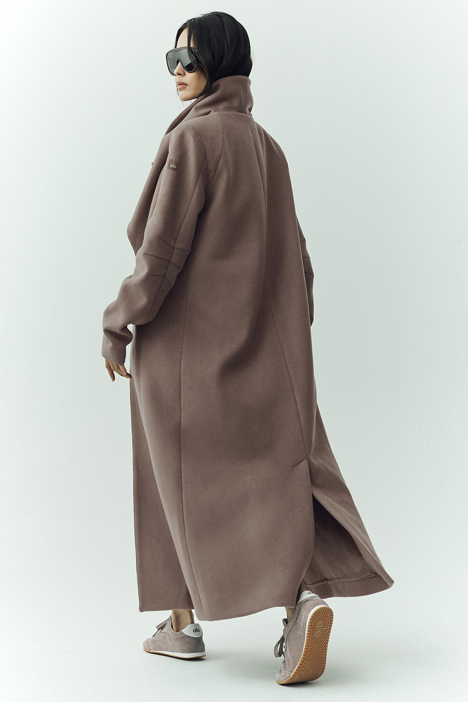 Wool Blend Nightfall Long Coat