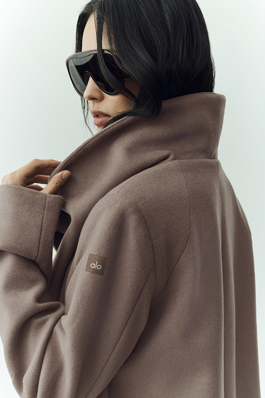 Wool Blend Nightfall Long Coat