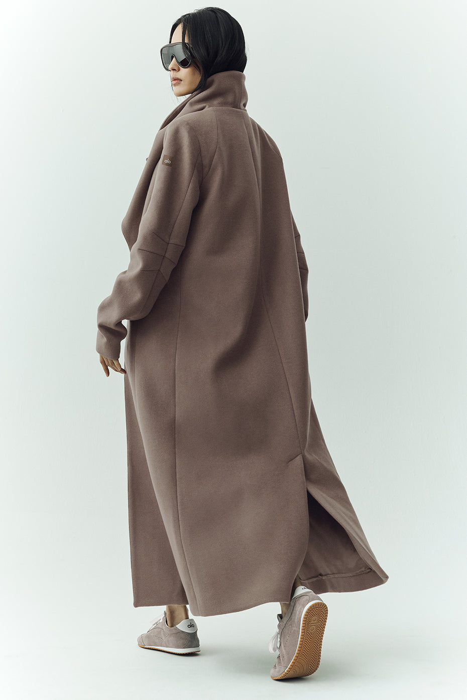 Wool Blend Nightfall Long Coat