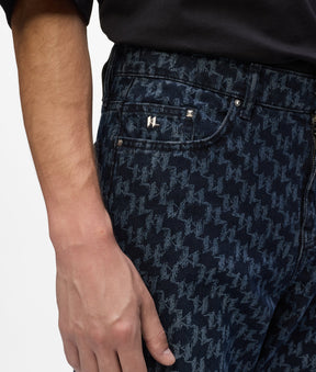 All-over Monogram jeans