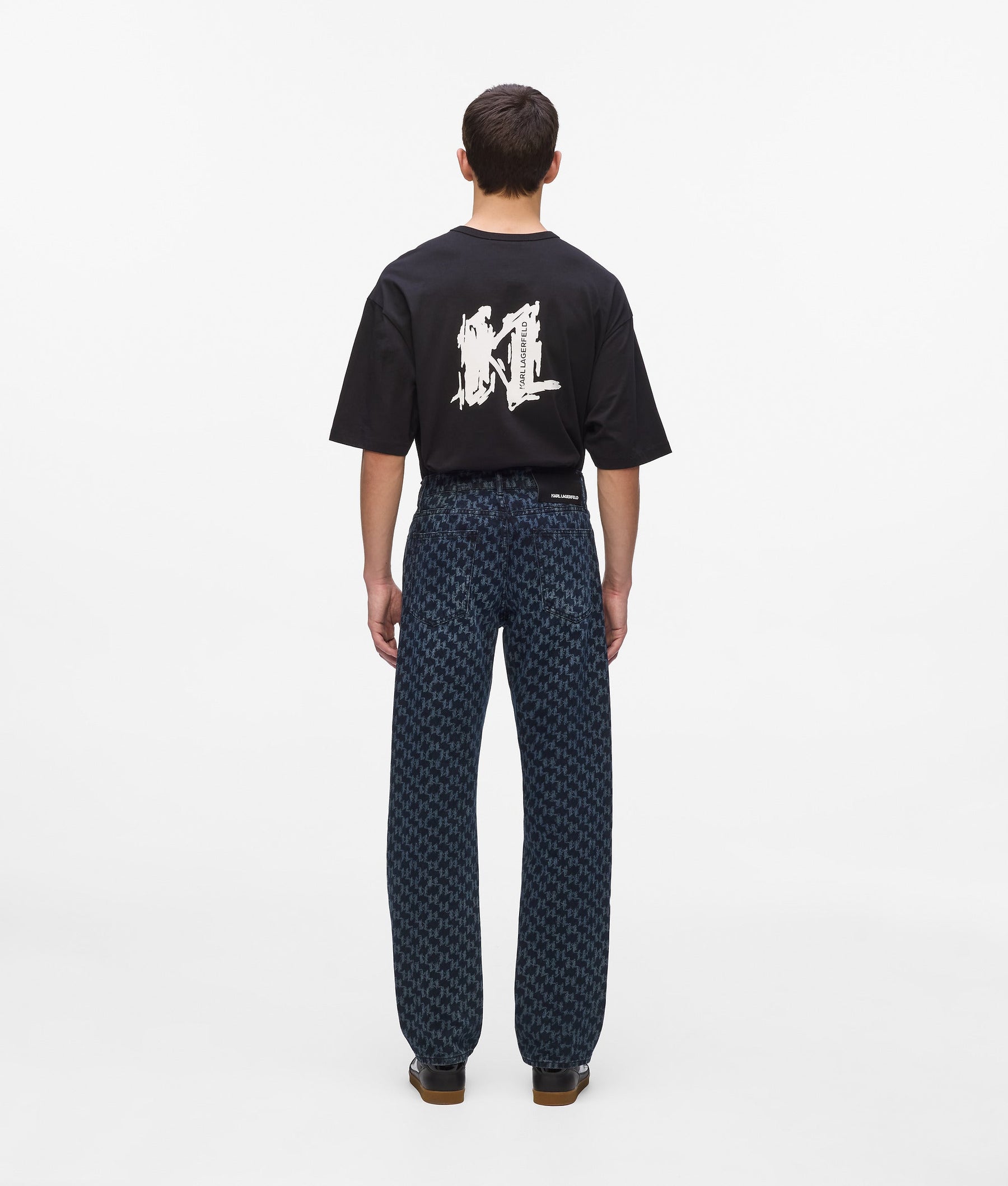 All-over Monogram jeans