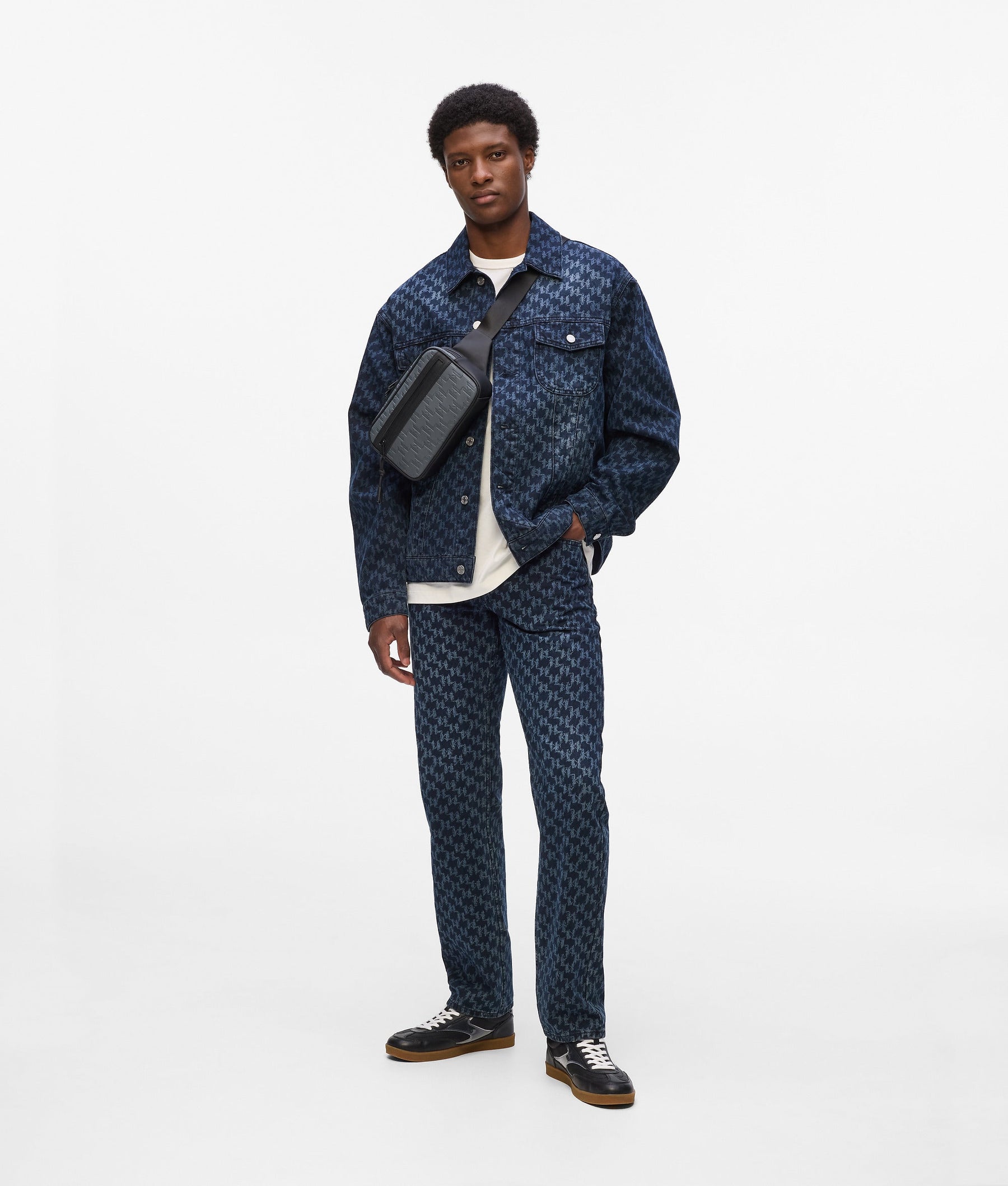 All-over Monogram jeans