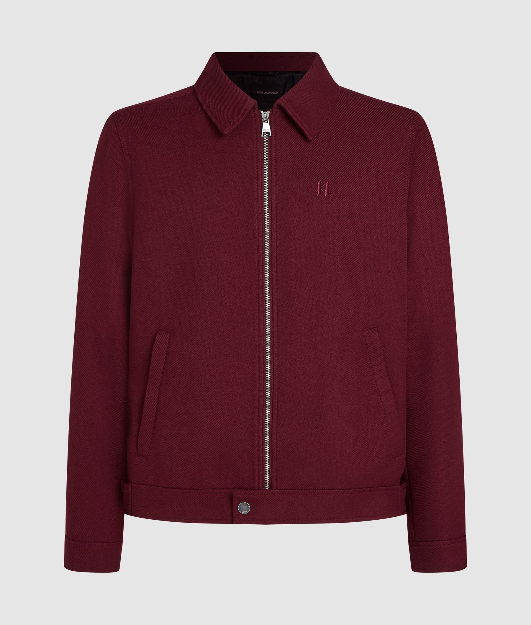 Short wool-blend jacket