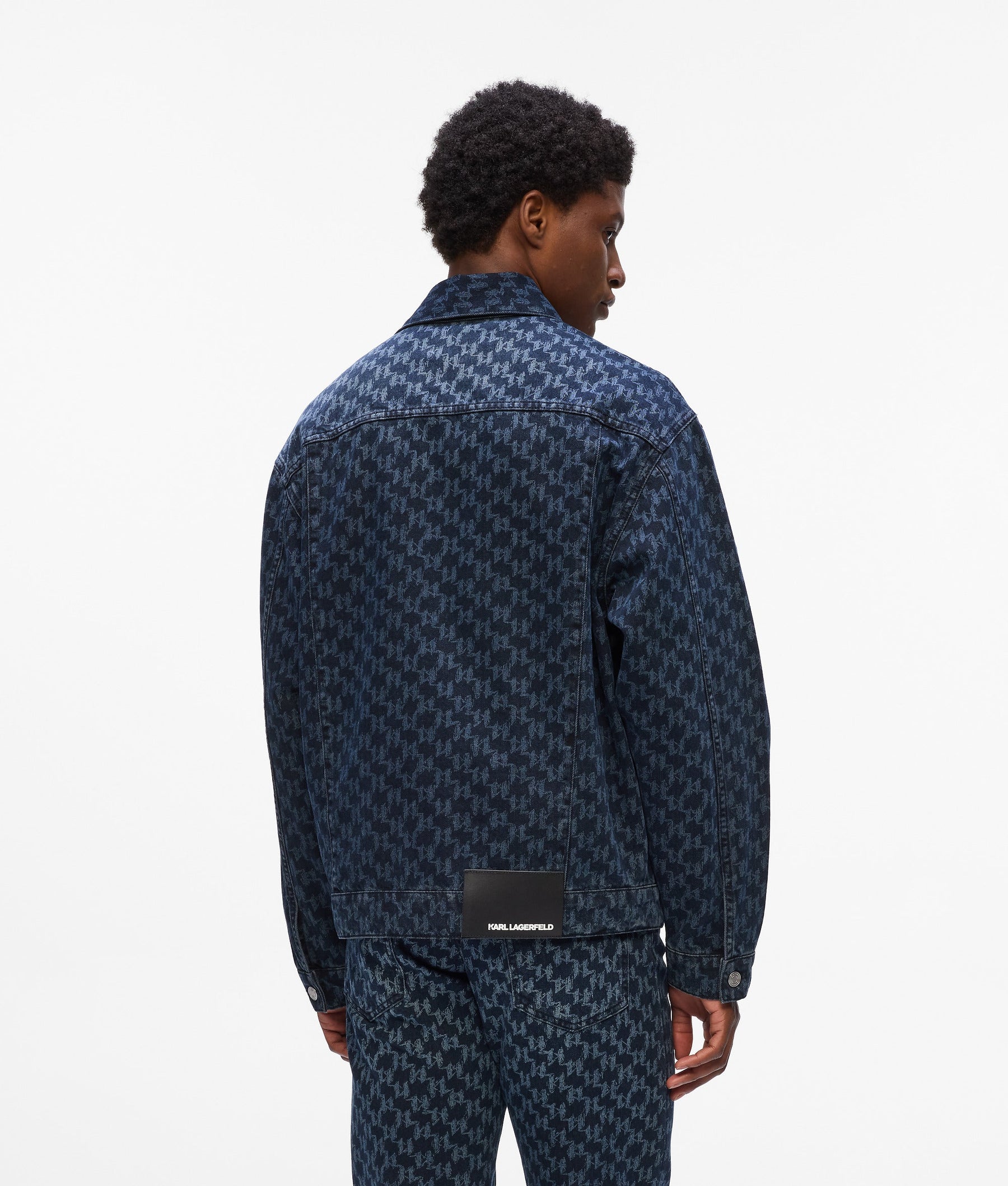 All-over Monogram denim jacket