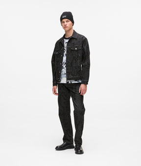 All-over Monogram denim jacket