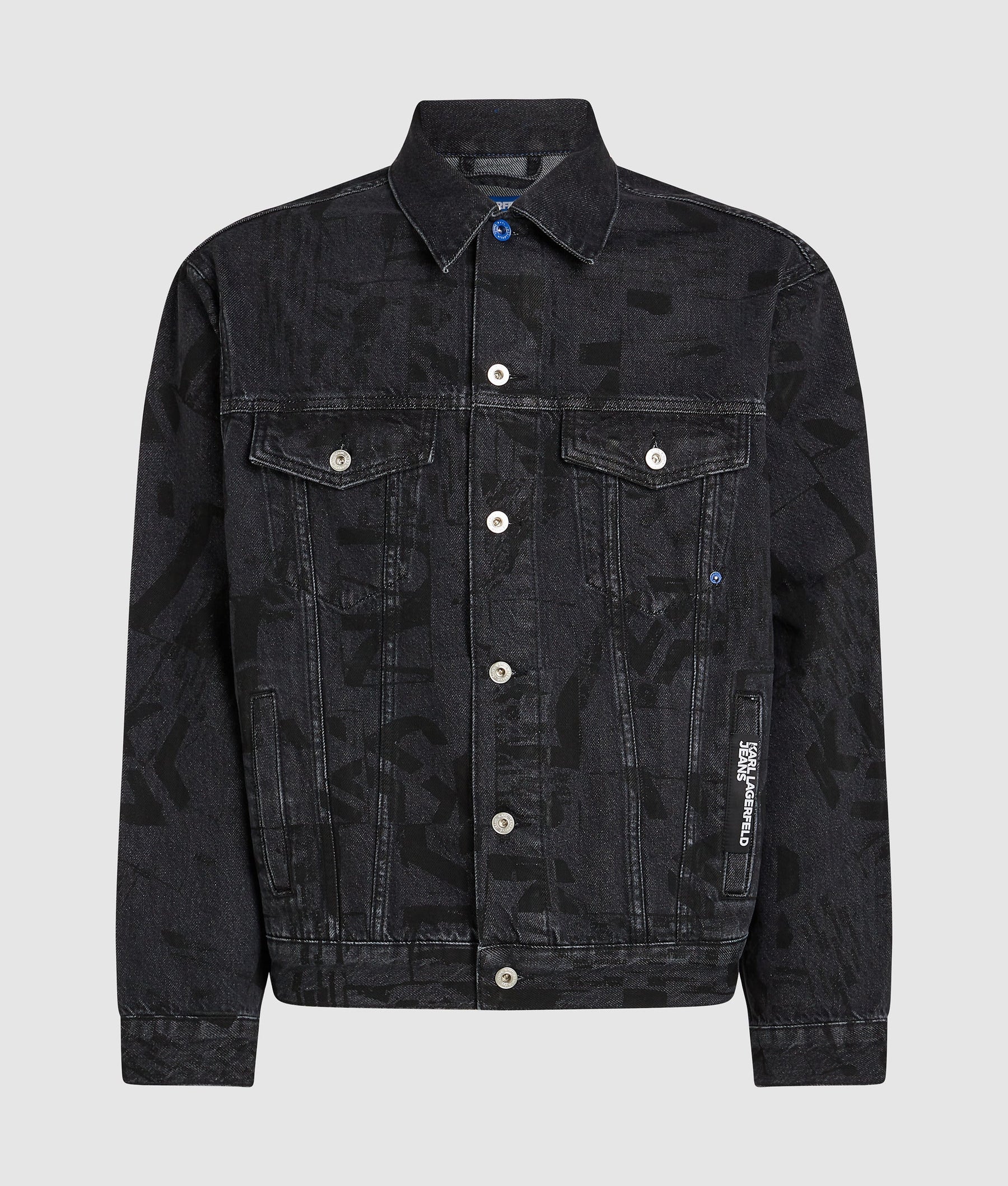 All-over Monogram denim jacket