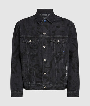 All-over Monogram denim jacket