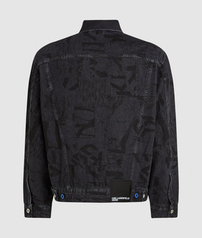 All-over Monogram denim jacket