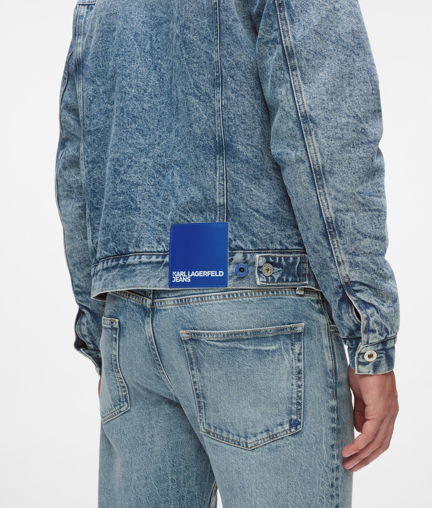 Shearling denim jacket