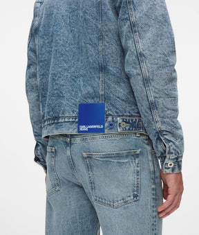 Shearling denim jacket