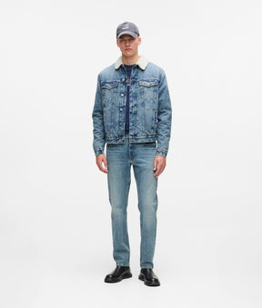 Shearling denim jacket