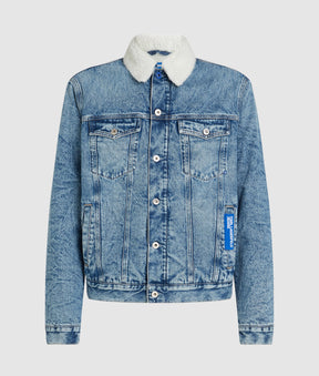 Shearling denim jacket
