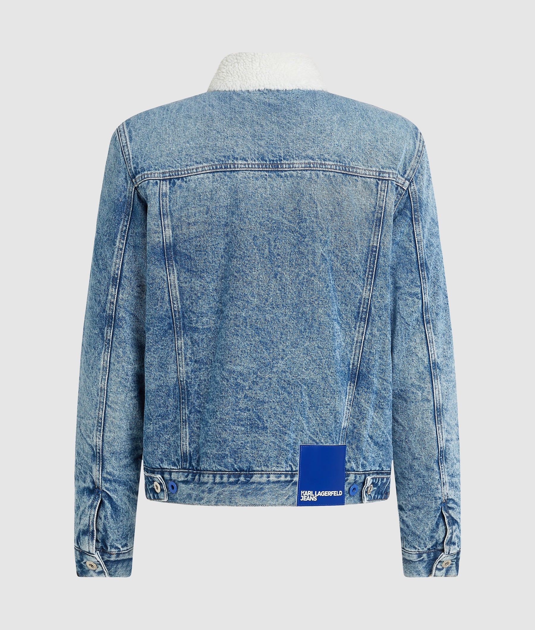 Shearling denim jacket