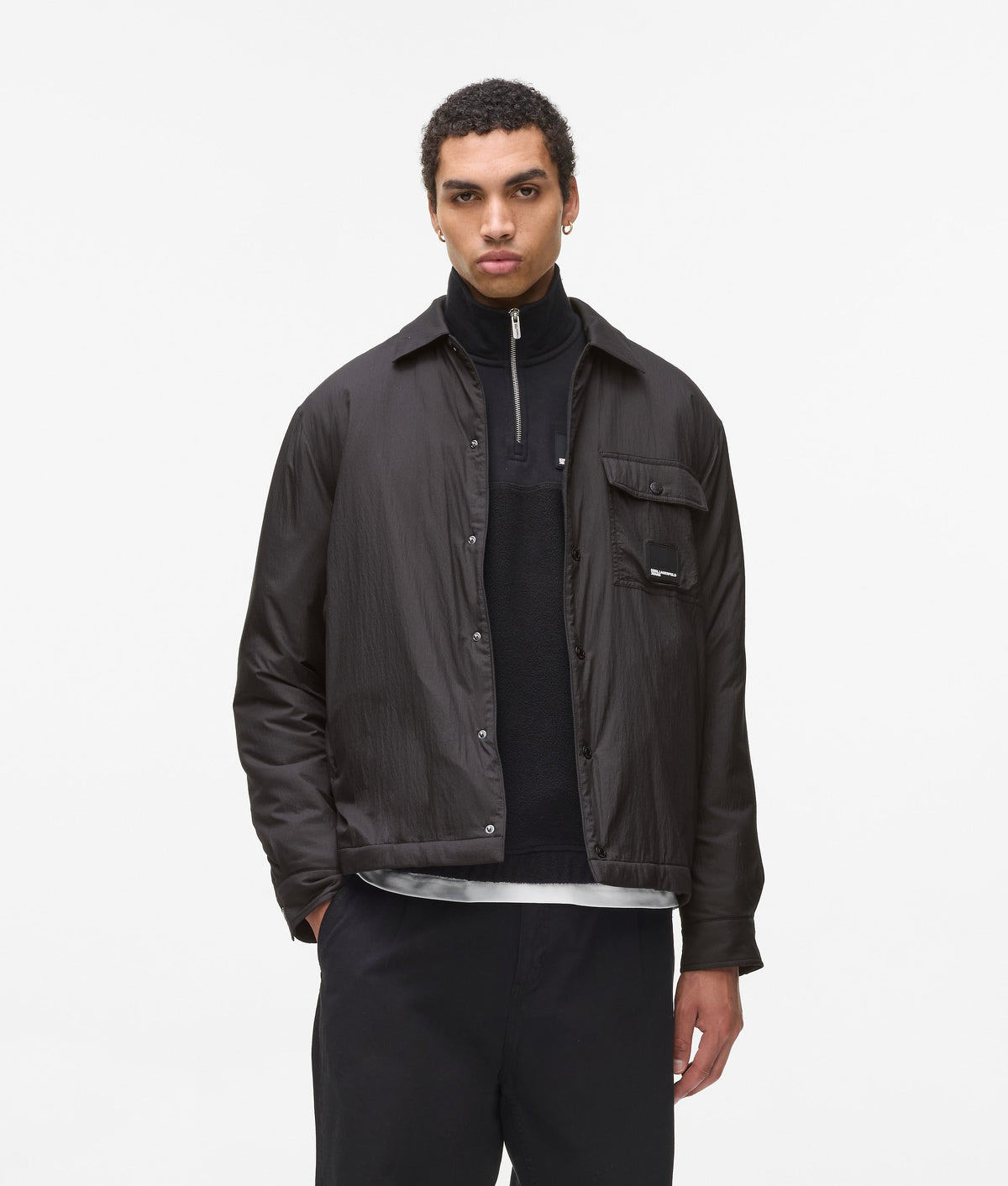 Fleece-lined jacket
