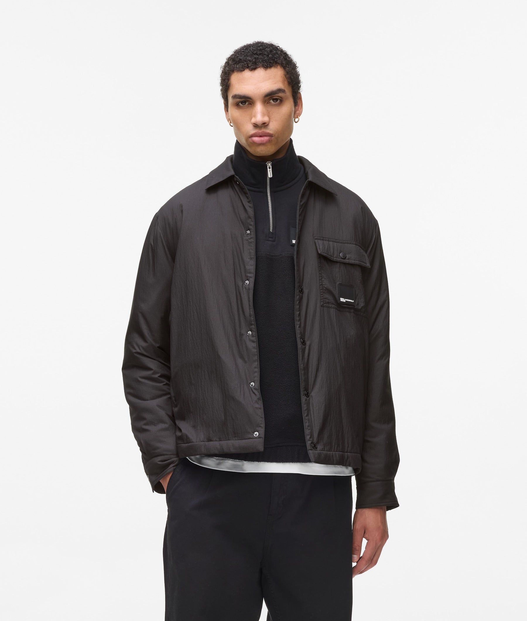 Fleece-lined jacket
