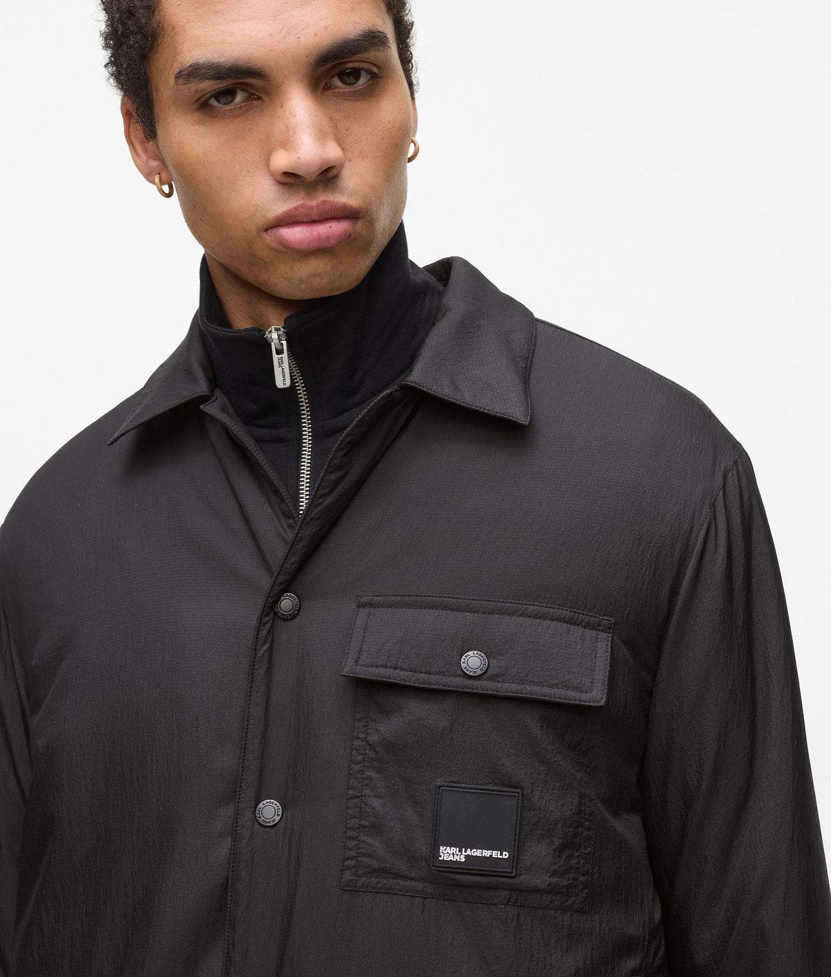 Fleece-lined jacket