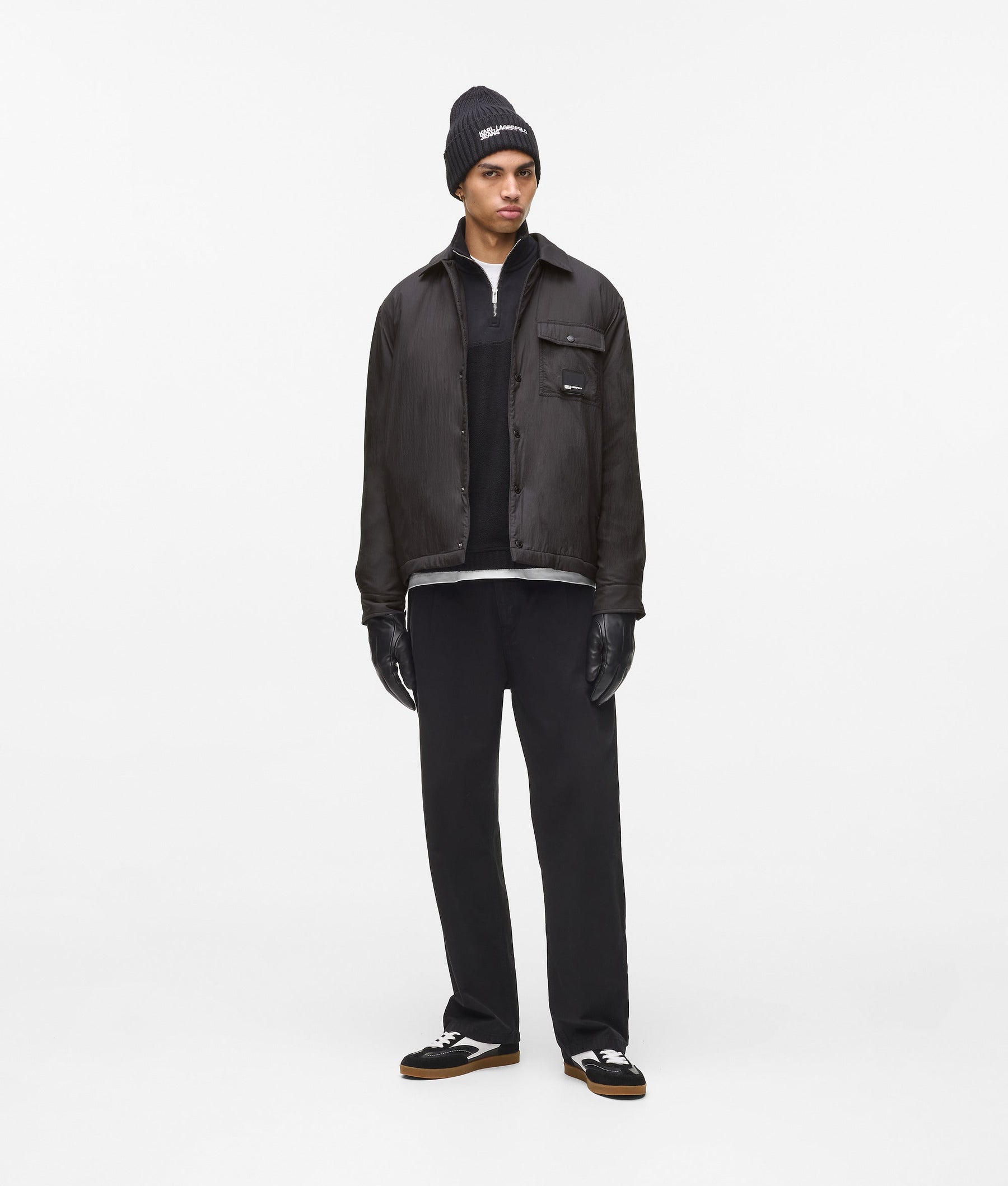 Fleece-lined jacket