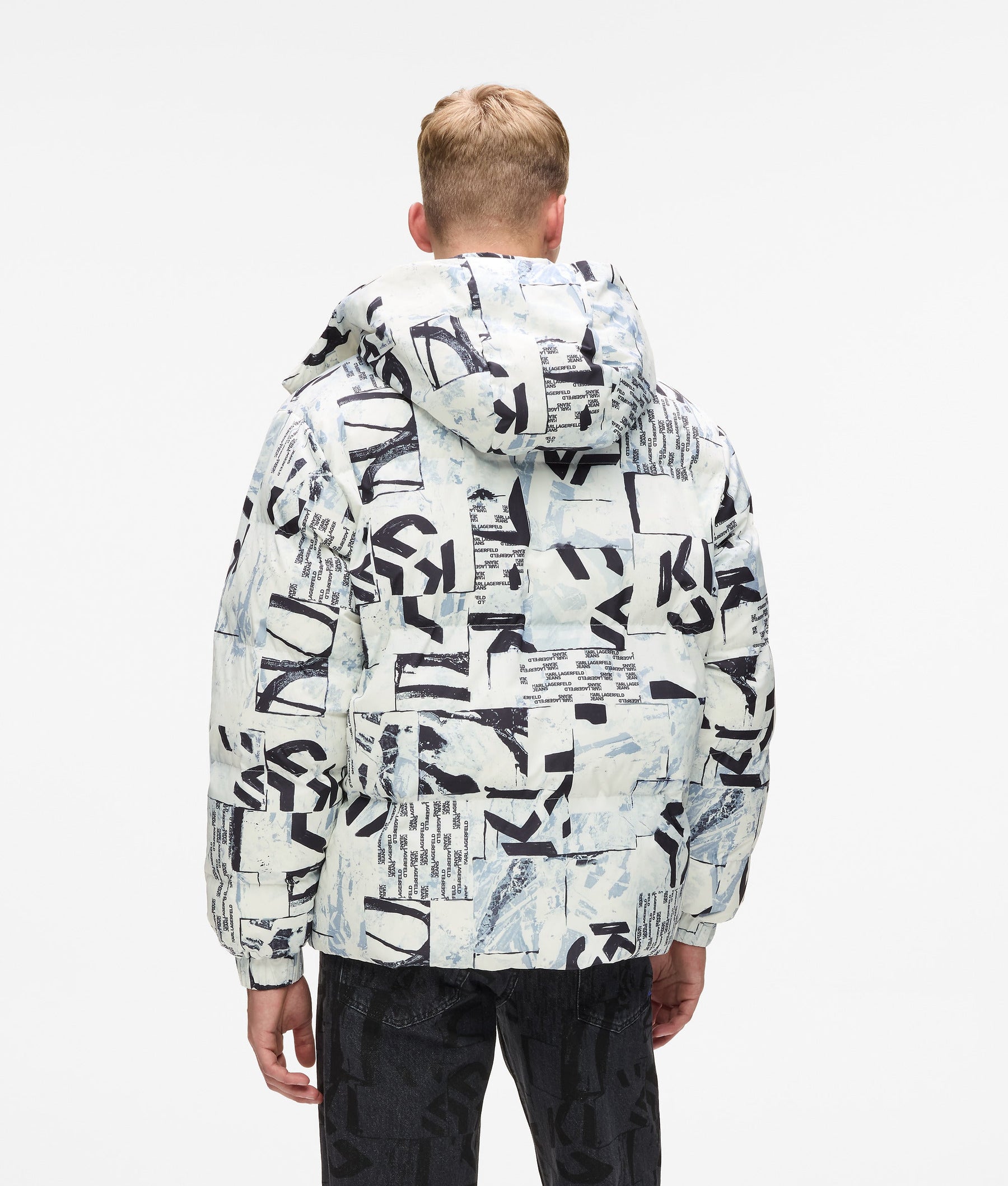 All-over Monogram padded jacket