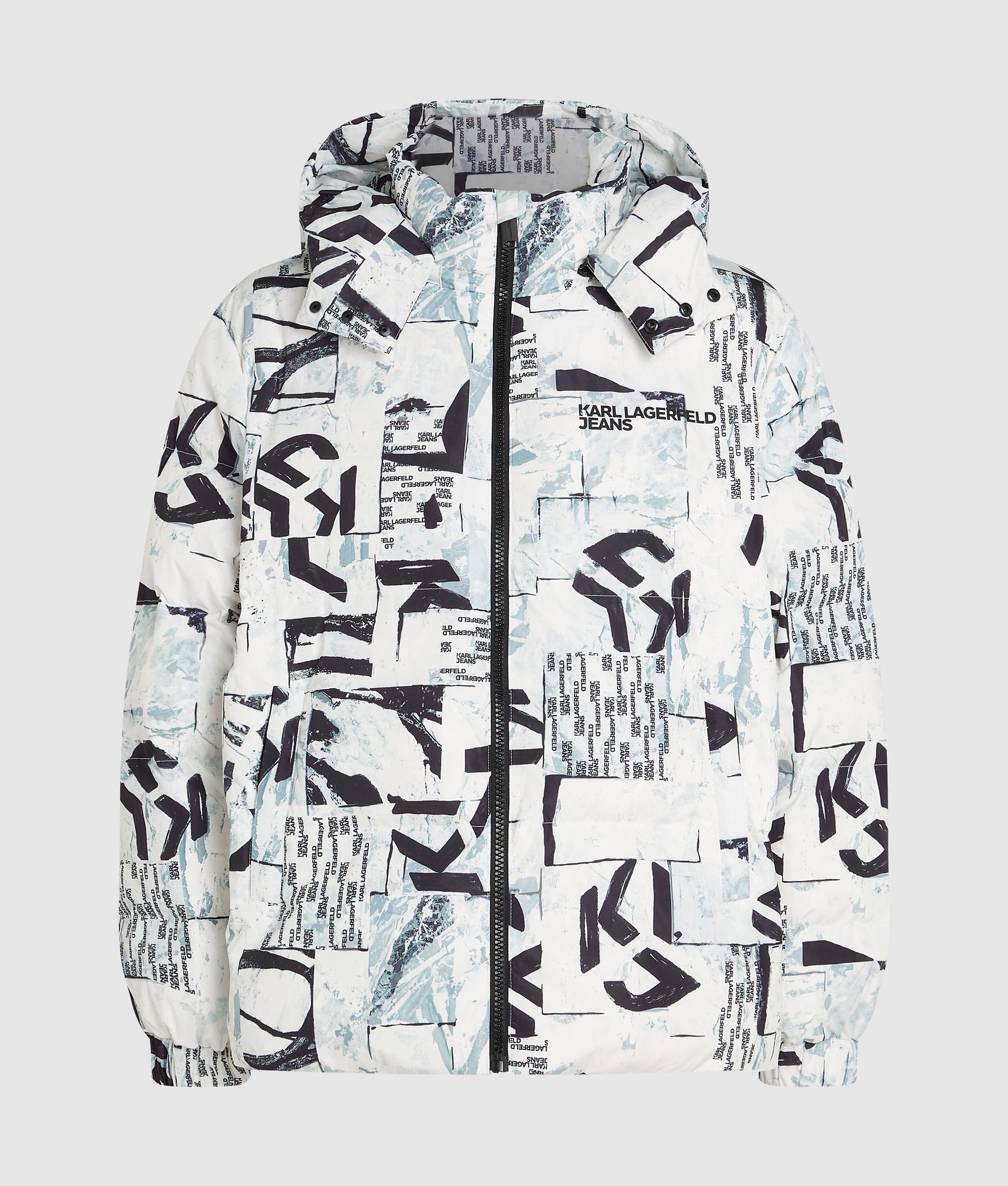 All-over Monogram padded jacket