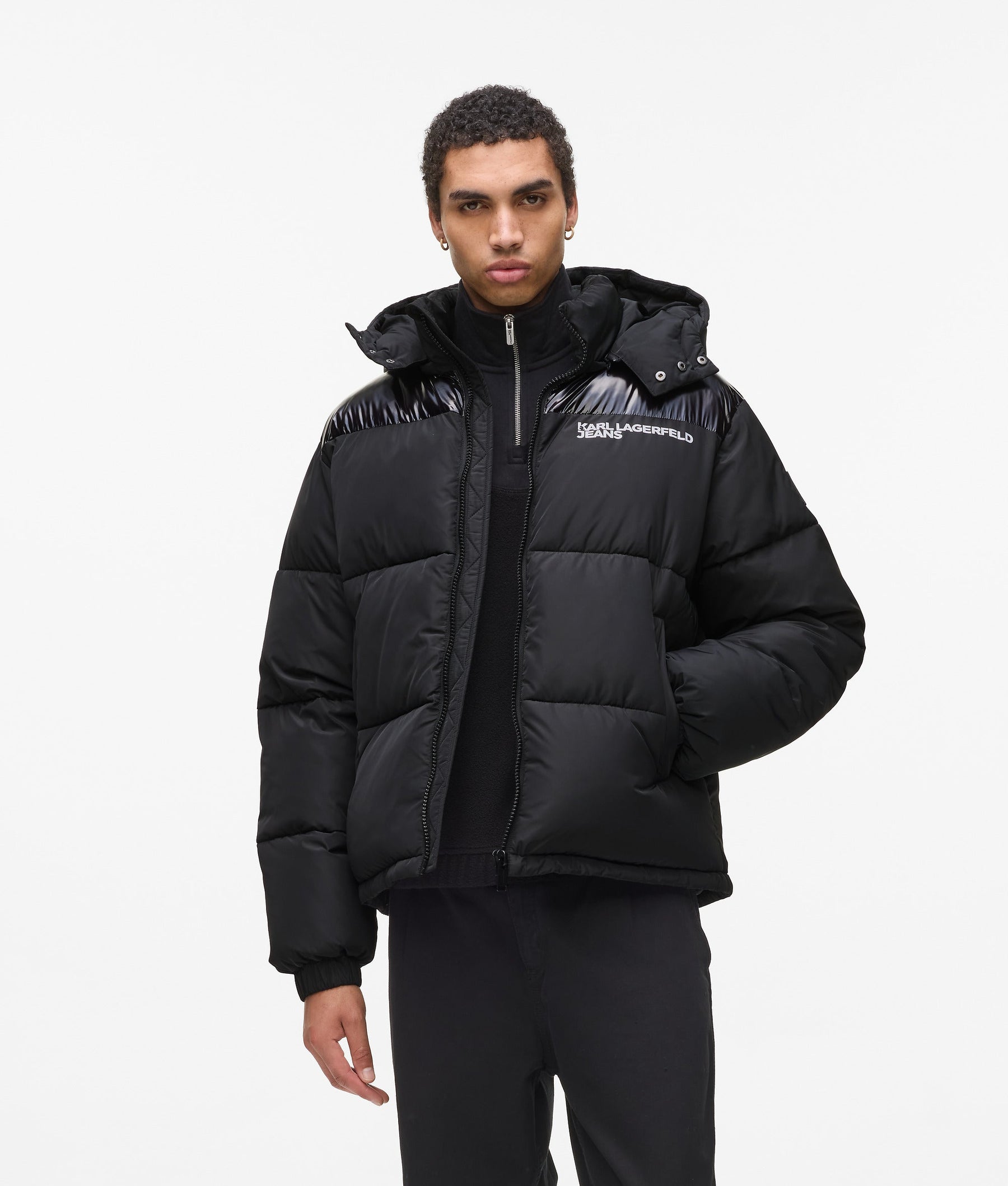 Logo puffer jacket