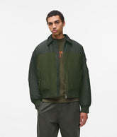 Padded bomber jacket