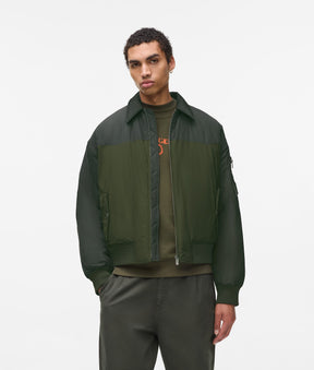 Padded bomber jacket