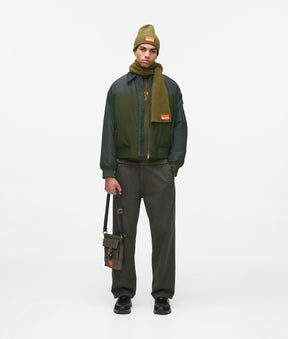 Padded bomber jacket