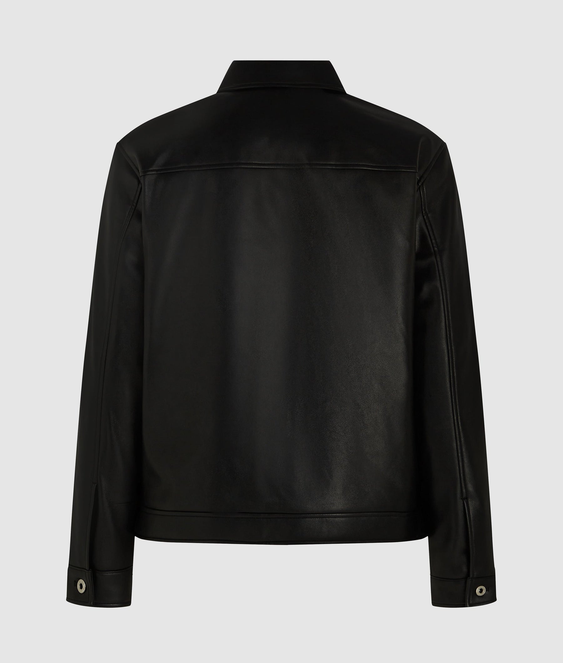Faux-leather jacket