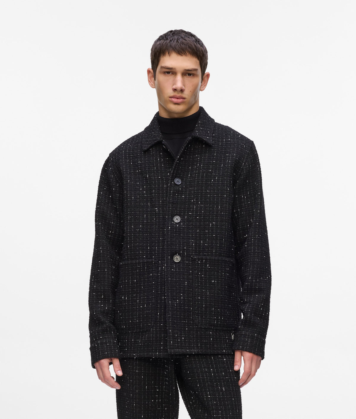 Bouclé overshirt