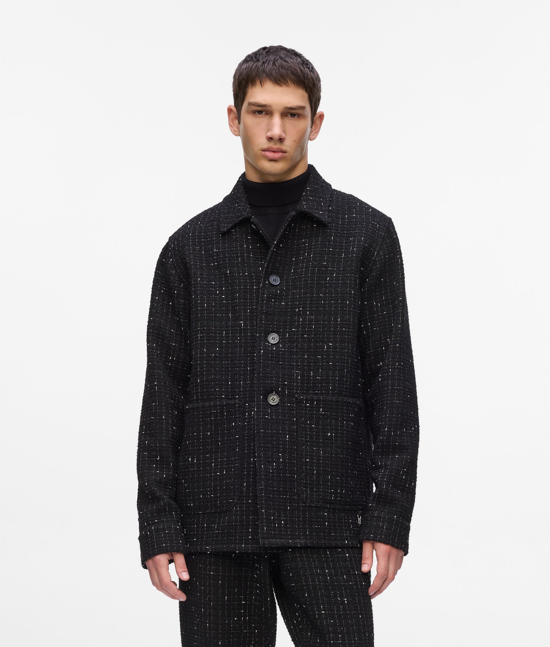 Bouclé overshirt