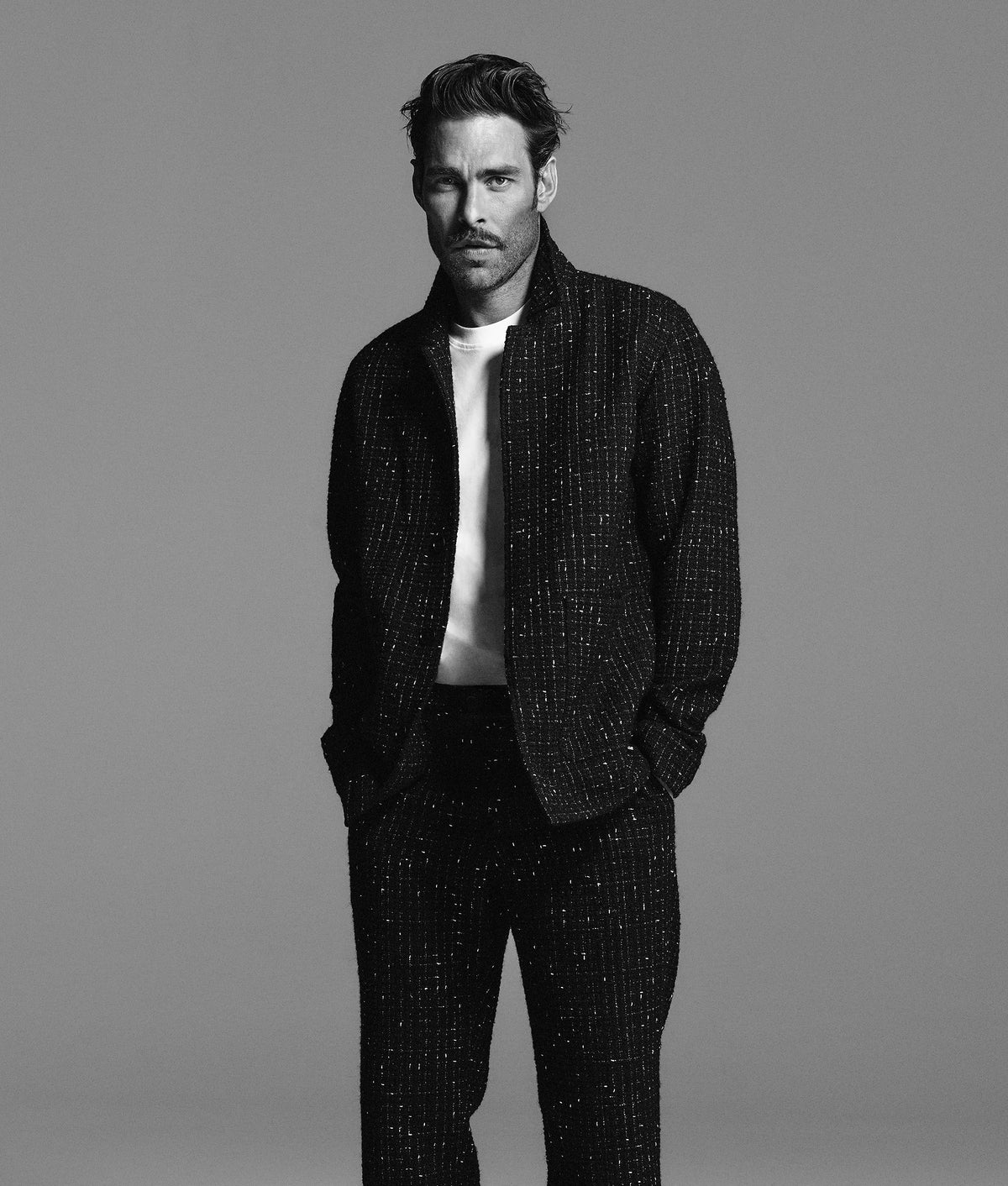 Bouclé overshirt