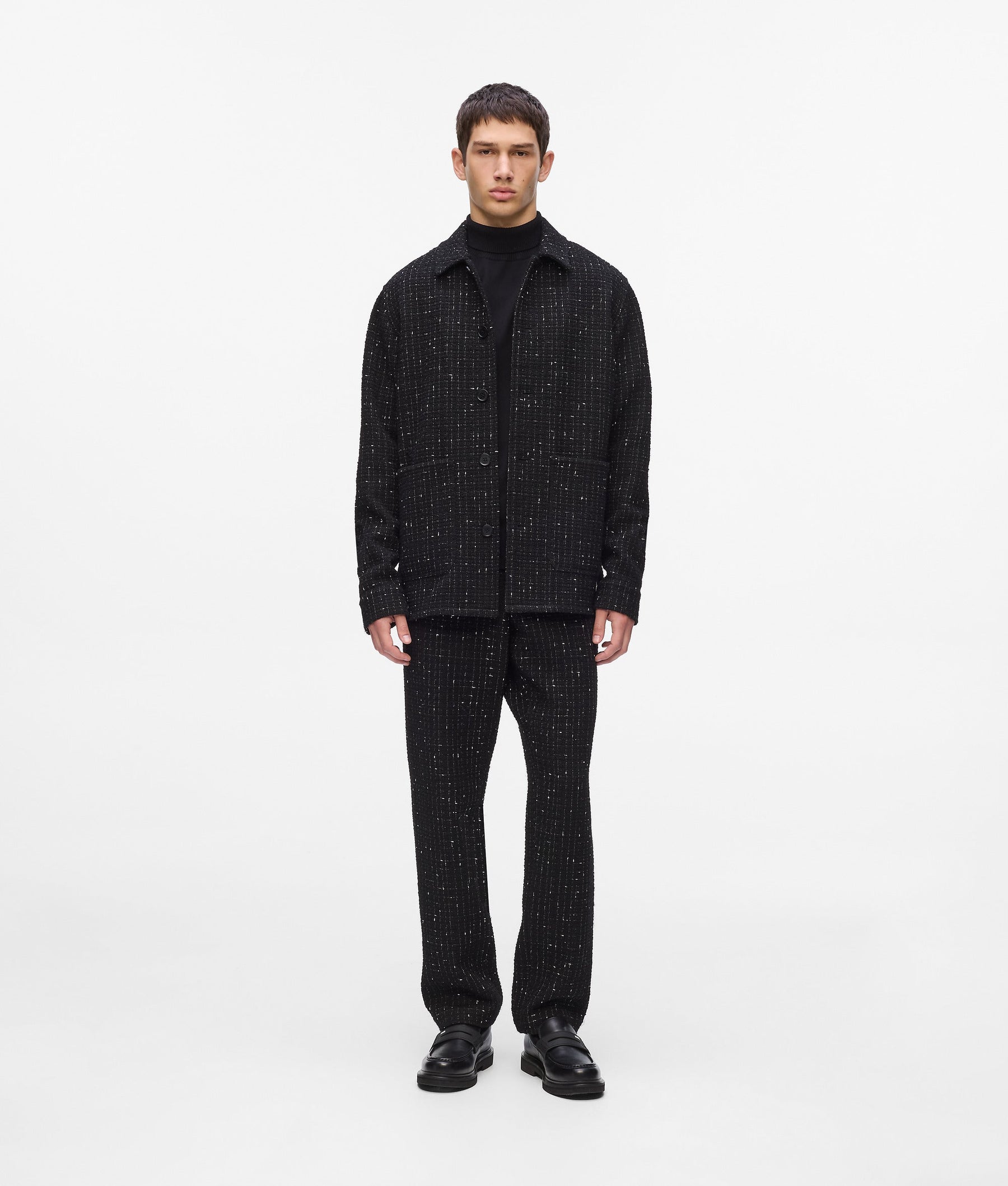 Bouclé overshirt