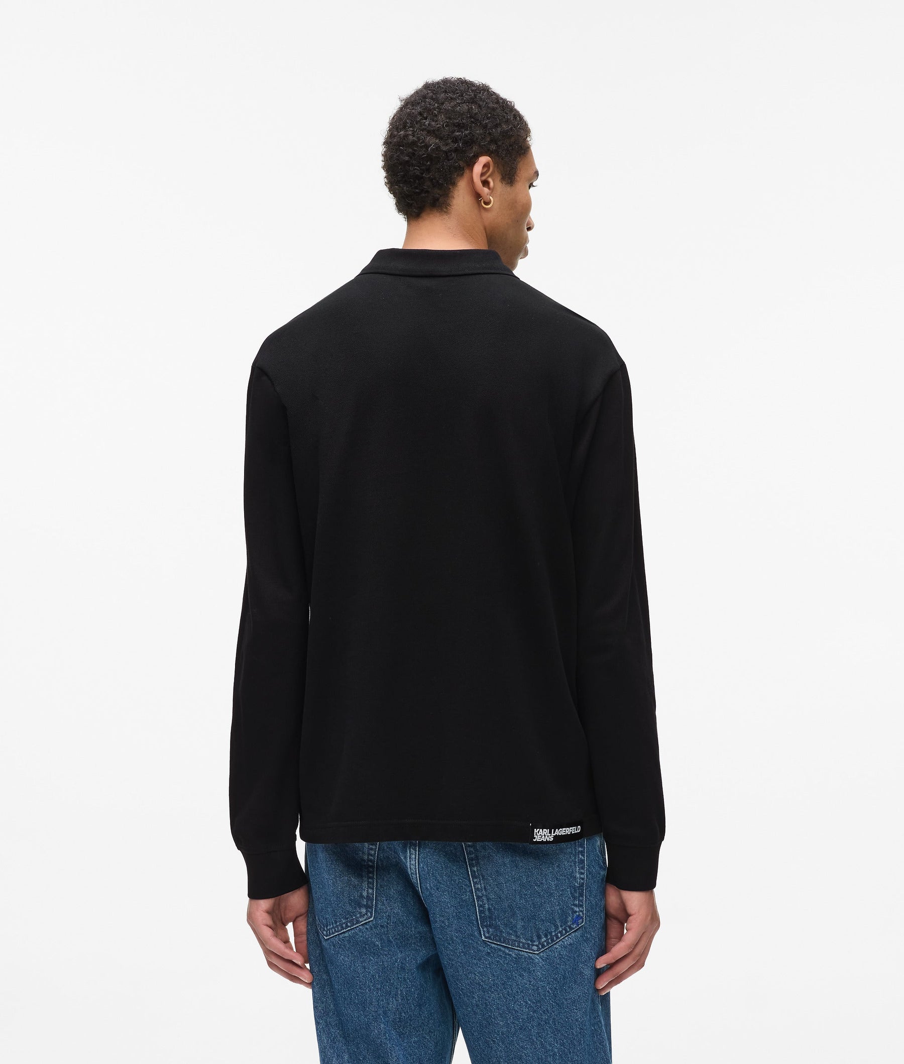 Long-sleeved polo shirt