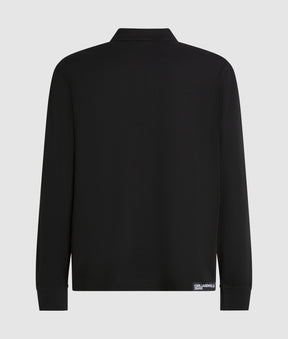 Long-sleeved polo shirt