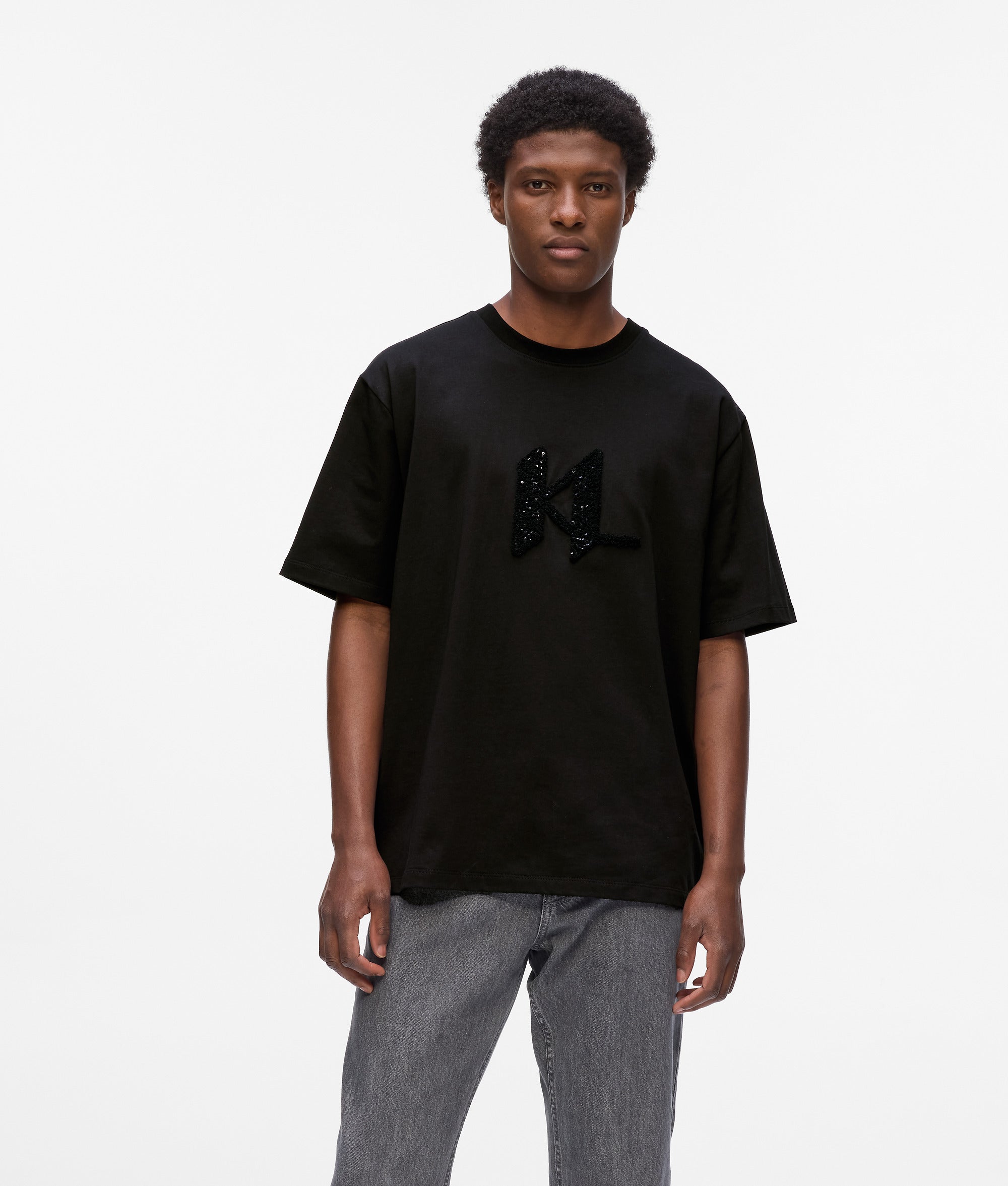 Sequin Monogram T-shirt