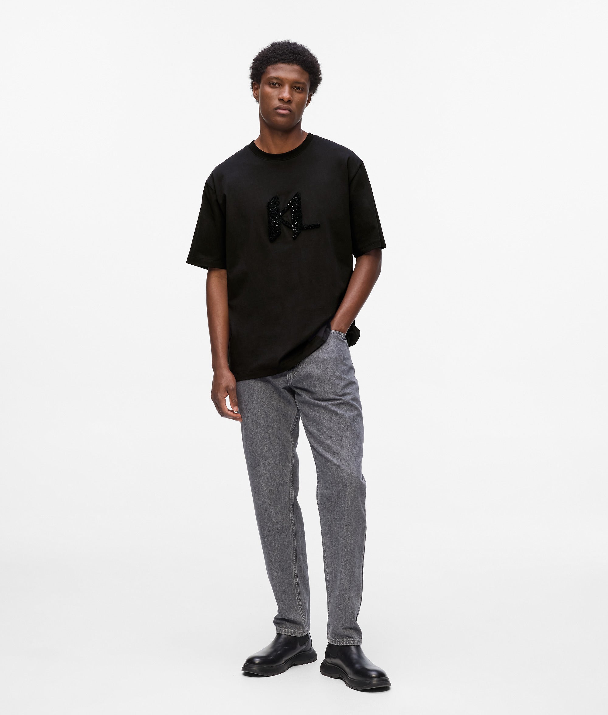 Sequin Monogram T-shirt