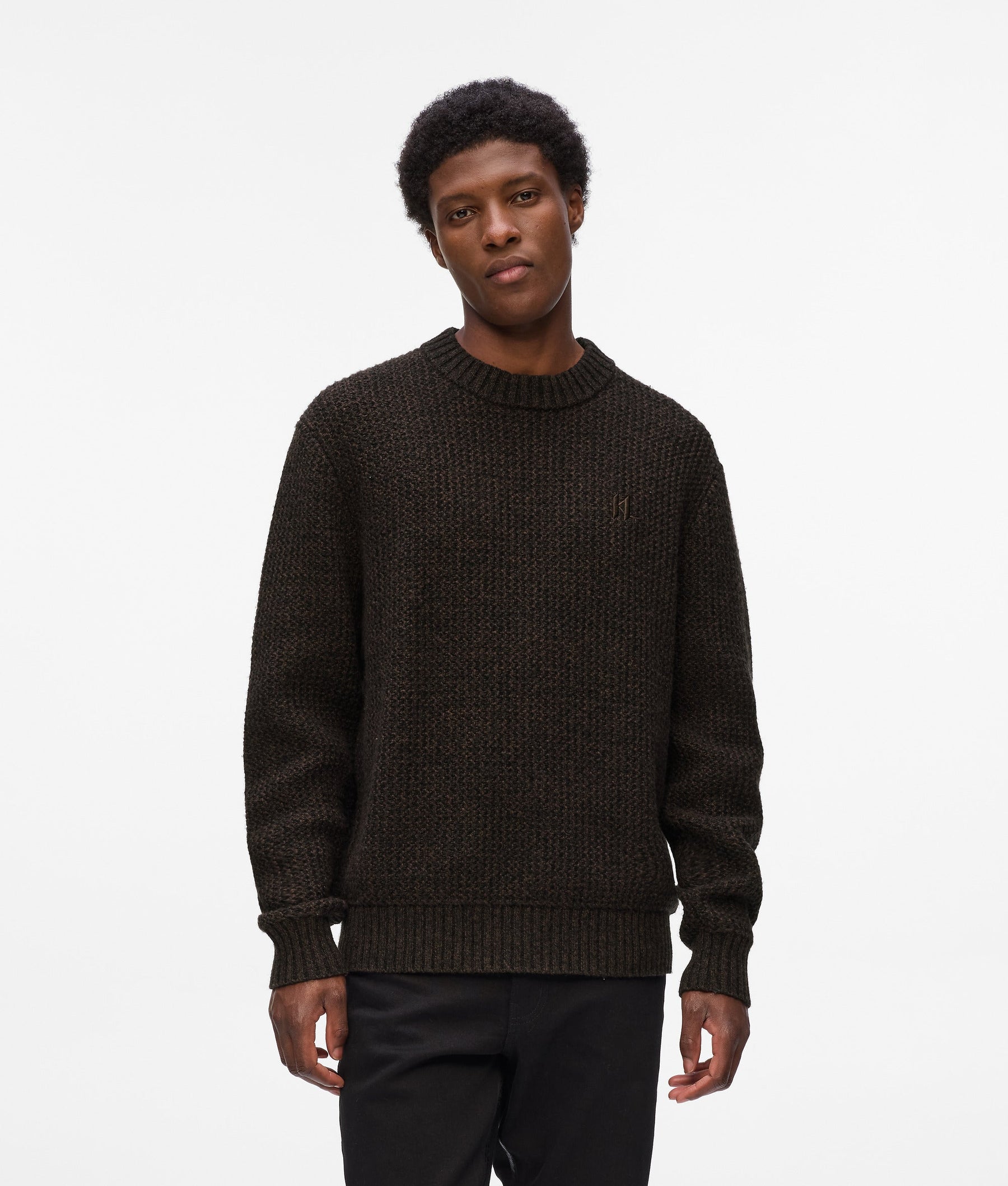 Wool-blend jumper