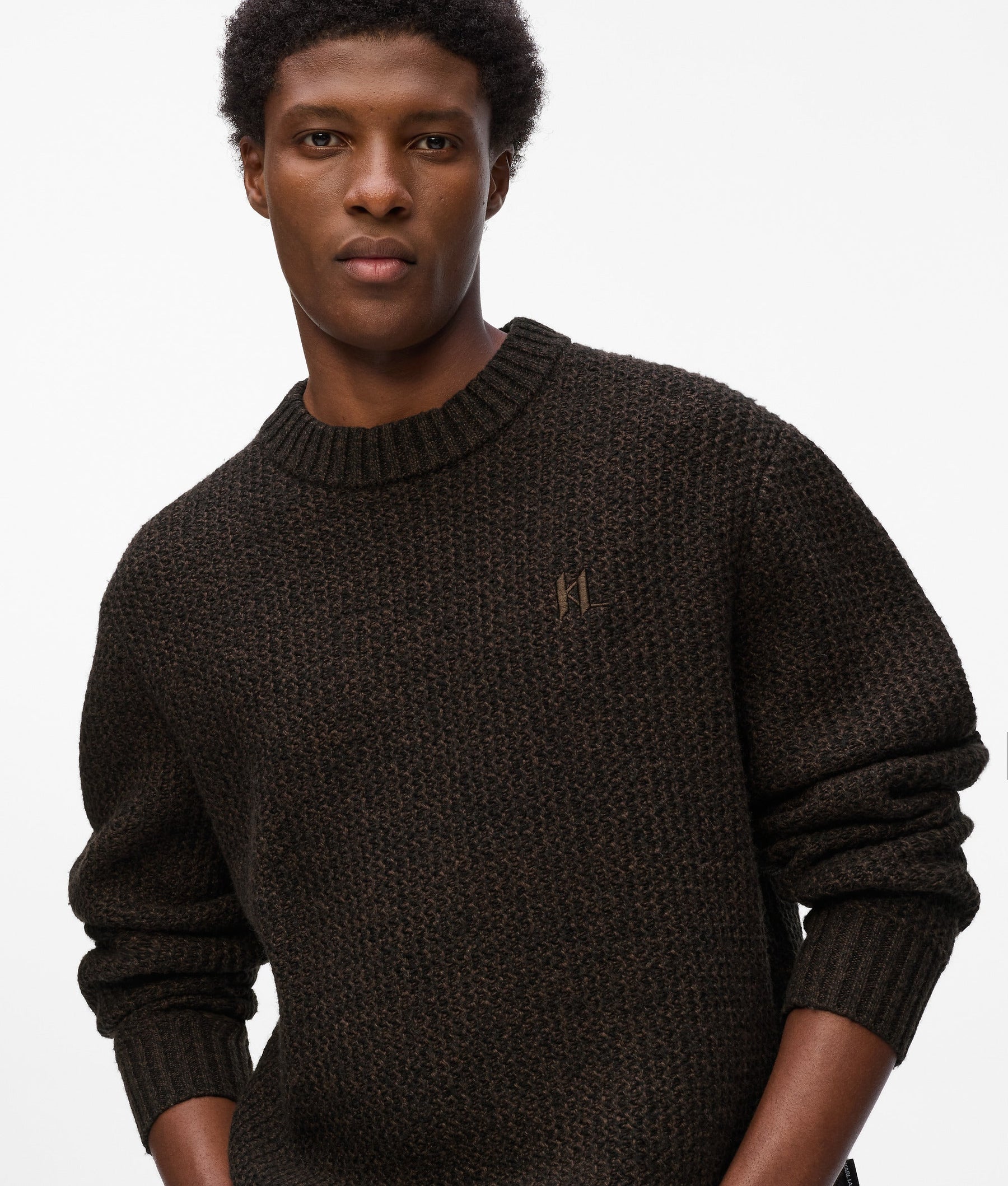 Wool-blend jumper